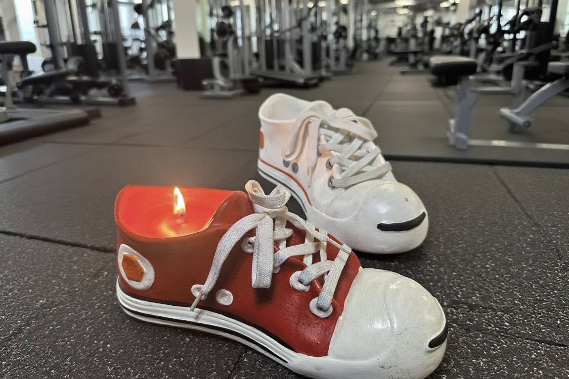 Shoes Shaped Ceramic Candle